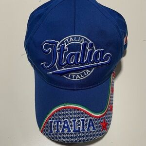Italia Blue Baseball Cap